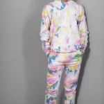 Men's Tie Dye Fleece Co-Ord Set (Sweatshirt and Jogger)- Multicolor