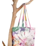 Tie Dye Canvas Tote Bags- Multicolor