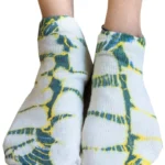 Tie Dye Socks- Green and Yellow