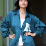 Women's Tie Dye Premium Modal Shirt-Teal