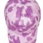 Tie Dye Baseball Cap- Purple